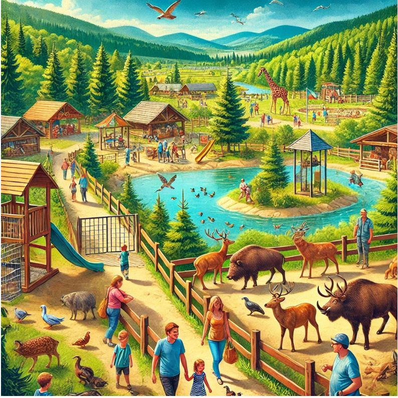 Zveropark v Revištskom Podzámčí